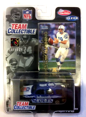 Tarjeta/coche Fleer/White Rose Collectibles 1999 Peyton Manning estuche completo paquete original Foto 1 de 4