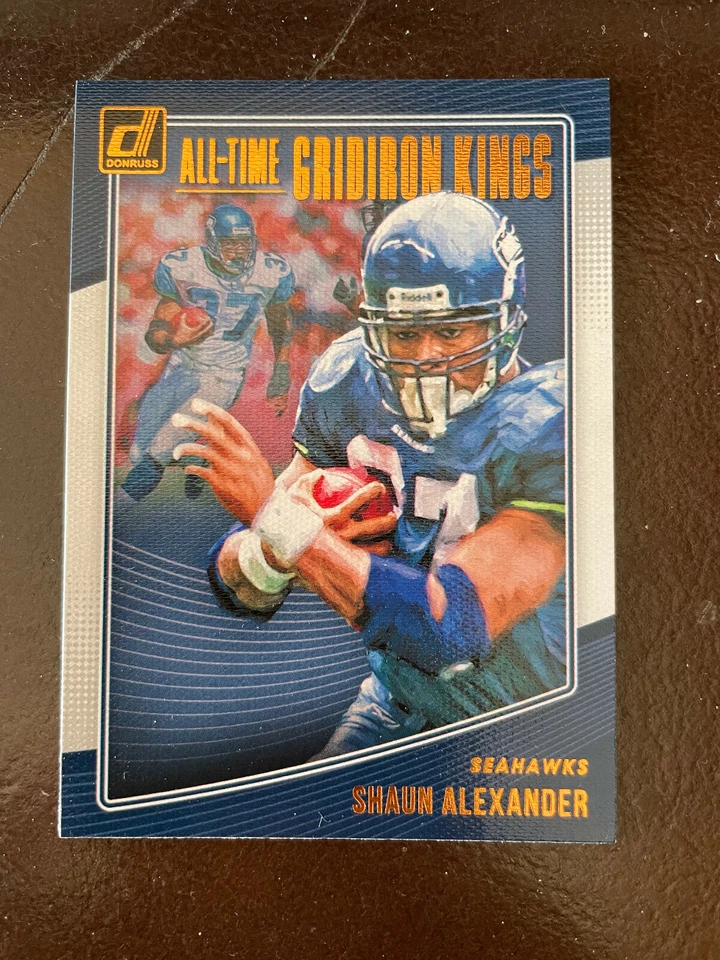 SHAUN ALEXANDER 2018 PANINI DONRUSS ALL TIME GRIDIRON KINGS #AGK-31 - Image 1 of 2