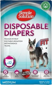 Disposable Dog Diapers for Female Dog Super Absorbent Leak-Proof females in heat - Picture 1 of 9