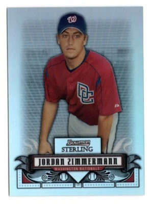 Jordan Zimmermann 2008 Bowman Sterling Refractor #JZ (177/199) - Image 1 of 2