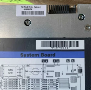 IBM BladeCenter HS22 1 x E5540 2.53GHz 7870-CTO no memory= - Picture 1 of 3