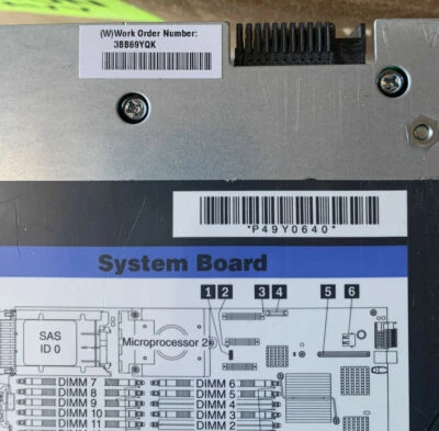 IBM BladeCenter HS22 1 x E5540 2.53GHz 7870-CTO no memory= - Image 1 of 3