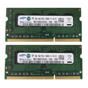 Samsung 16GB 2x8GB 1RX8 PC3L-12800S DDR3 1600MHZ 1.35V SODIMM RAM Laptop Memory - Picture 1 of 3