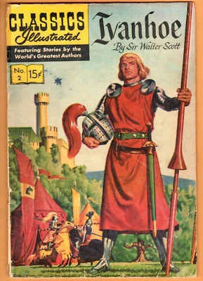 Classics Illustrated #2 Ivanhoe, Edition 14 - HRN 146, Good - Very Good Cond! - Image 1 of 2
