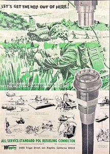 Wiggins Tankstecker Combat Conditions Los Angeles Vintage Print Ad 1966 - Bild 1 von 6