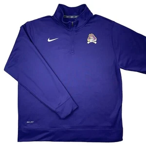 Nike Women’s East Carolina University ECU Pirates 1/4 Zip Pullover Jacket XL - Picture 1 of 9