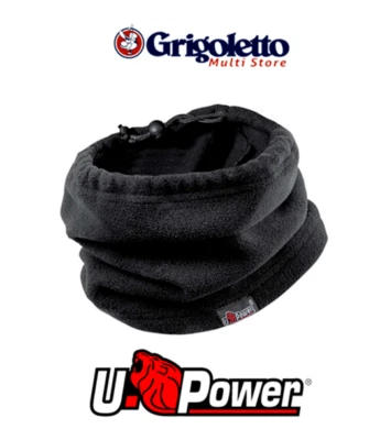 UPOWER Scaldacollo in PILE AC060BC con regolatori Col. BLACK CARBON Taglia UNICA - Immagine 1 di 3