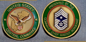 SEHR SELTEN USAF COMMAND CHIEF MASTER SGT AT U.S. CENTRAL COMMAND - Bild 1 von 1