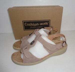 Cushion Walk New Ladies Sandals Womens Comfort Open Toe Summer Shoes Sizes 4-8