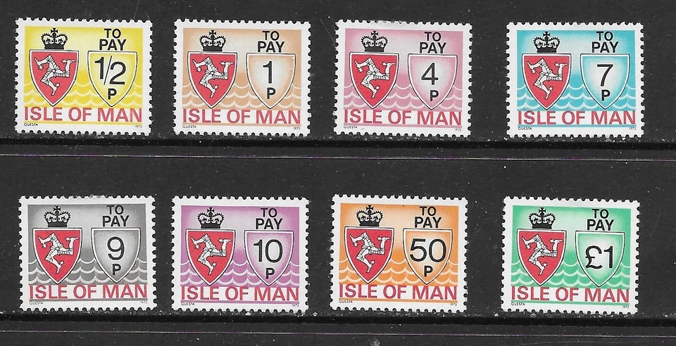 IOM 1975 Postal Dues M/M (CI76) - Image 1 of 1