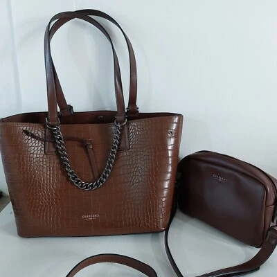 Sac fourre tout Chabrand avec pochette à bandoulière, très bon état, taille sac - Photo 1/4