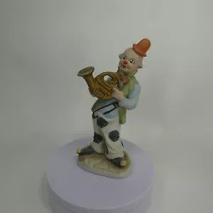Vintage UCGC Clown playing French Horn Porcelain WZKVS - Picture 1 of 19