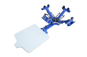 TECHTONGDA 4 Color 1 Station Screen Printing Press Table Type Printer - Picture 1 of 10