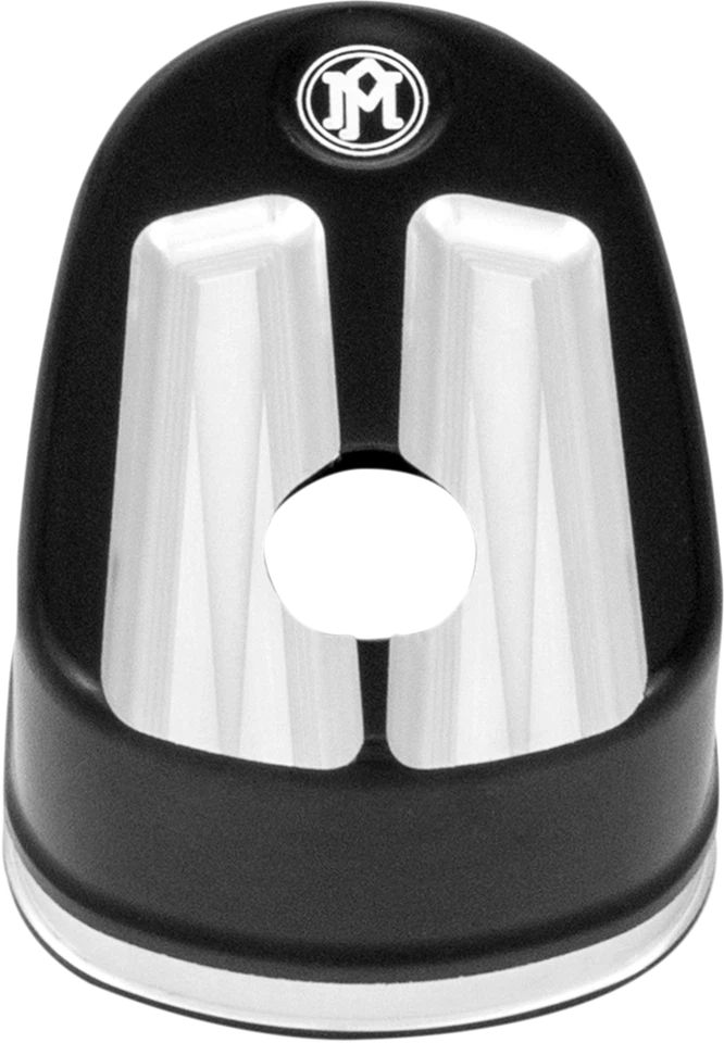PM Black Contrast Cut Scallop Ignition Switch Cover for Harley 14-21 FLHT/X/R Foto 1 de 1