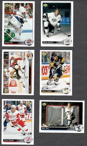1992-93 UPPER DECK SERIES ONE WAYNE GRETZKY LEMIEUX JAGR BURE SAKIC UPICK