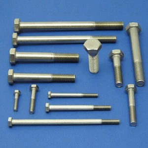 Sechskantschrauben DIN 931 V2A Edelstahl A2, Teilgewinde, M5 bis M12, Schrauben - Bild 1 von 2