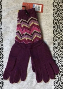 Missoni Target zig zag Gloves kids M/L purple green Chevron NWT - Picture 1 of 3