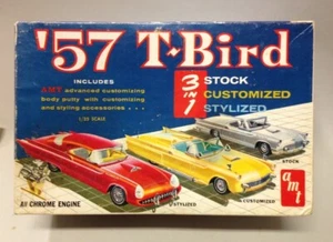 AMT Vintage Parts - Original 1967 Issue '57 T-Bird Box- Only Empty Box - Picture 1 of 6
