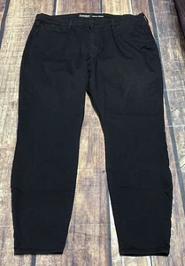 Pantalones de mezclilla rectos ajustados de tiro medio negros talla 22 Signature Levi Strauss & Co para mujer - Imagen 1 de 12