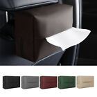 Bundled Car Tissue Box Nappa Leather Napkin Box Sun Visor Tissue Holder