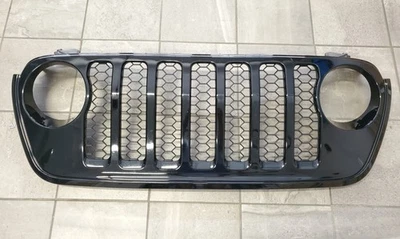 2018-2025 Jeep Wrangler JL Gladiator JT Sport Grille OEM Black - Image 1 of 4