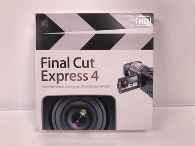 Apple Software Final Cut Express 4 Retail Version MB278Z/A w/ Original Box - Image 1 of 3