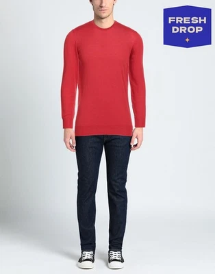 RRP€296 DRUMOHR Pullover Jumper IT56 US46 XXXL Cashmere Blend Made in Italy - Image 1 of 4