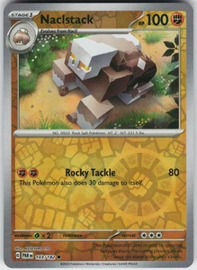 Naclstack 103/182 Reverse Holo Near Mint SV04: Paradox Rift Pokemon card - Picture 1 of 2