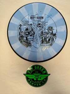 FLY GREEN DISC GOLF USED SKULBOY DESIGNS MVP vs AXIOM SERIES ATOM 174G Doc Volt - Picture 1 of 2