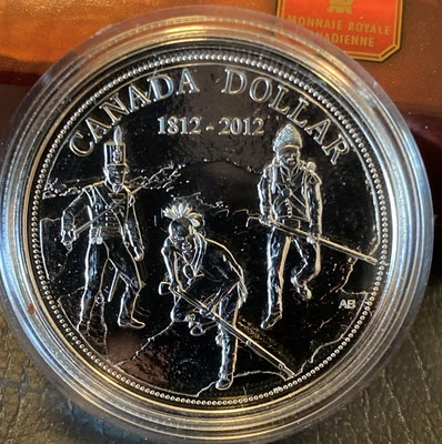 2012-Canada - War Of 1812-Unity -  .999 3/4 Oz Silver - #17738/25K-BU- - Image 1 of 4