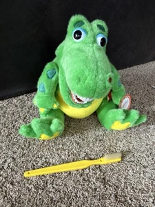 StarSmilez Lil Allie Gator Kids Toothbrush Buddy Teaching Kids How To Brush - Imagen 1 de 7