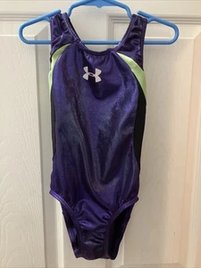Under Armour leotard Child medium Purple And Green - Picture 1 of 8