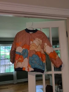 Multi Color Bomber Jacket Size 10-12 Y Never Worn - Picture 1 of 11