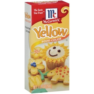 McCormick Yellow Food Color, 1 fl oz 1 Fl Oz (Pack of 1), Yellow,red - Picture 1 of 4