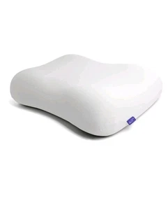 Cushion Lab Deep Sleep Pillow, Ergonomic Contour Design for Side/Back, Calm Grey - Picture 1 of 8