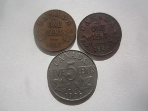 MONEDAS ANTIGUAS CANADÁ - Imagen 1 de 2