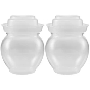  Tarro de encurtido doméstico contenedor de encurtido multifunción 2 piezas - Imagen 1 de 12