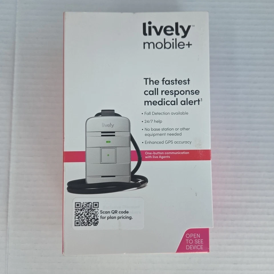 Lively Mobile Highest Standard Medical Alert 5STAR4-RTL-SLV-8IN