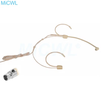 Super Voice Headset Microphone For Shure Wireless mini XLR Beta53 MiCWL - Image 1 of 4