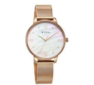 Titan Analog Dial Women's Casual Watch 95238WM01 - Picture 1 of 6