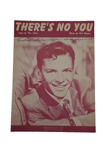 Partituras de colección There's No You 1944 Frank Sinatra Tom Adair Hal Hopper - Imagen 1 de 5