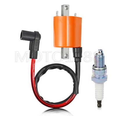 Ignition Coil & Spark Plug For Yamaha Gas Golf Cart G2 G5 G8 G9 G11 G14 - Image 1 of 4