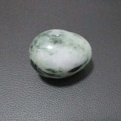 Natural genuine Burmese jade egg sign hand carving 44.6mm - Image 1 of 4