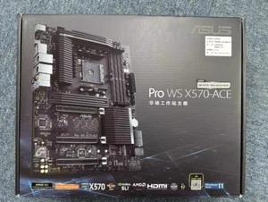 ASUS Pro WS X570-ACE Motherboard ATX AMD X570 AM4 DDR4 SATA3 M.2 HDMI SPDIF - Bild 1 von 3