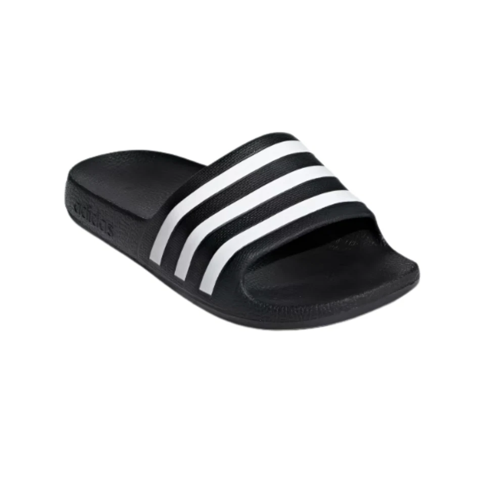 Adidas Adilette Aqua Black Kids Sliders Slides Flip Flops Sandals Slippers - Image 1 of 3