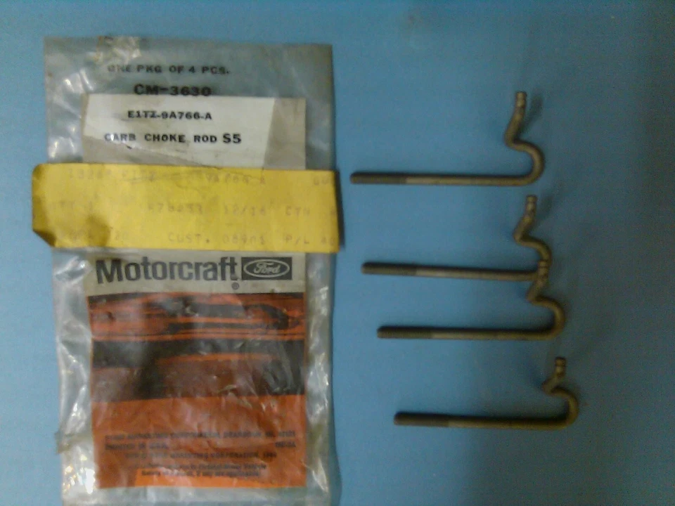 Barra estranguladora de carburador Motorcraft CM3630 para Ford F100-F350 1980-1996 - paquete de 4 Foto 1 de 1