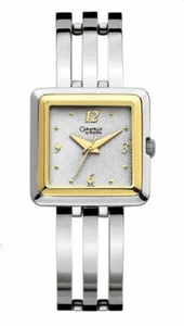 BULOVA CARAVELLE 45L100 LADIES CASUAL WATCH SILVER DIAL S/S & GOLD PLATED ANALOG - Picture 1 of 1
