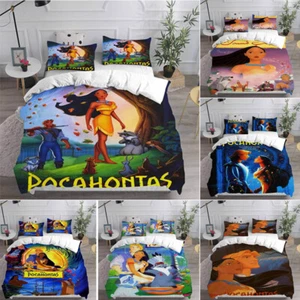 Indian Princess Pocahontas 3D Duvet Cover Bedding Set Pillowcase Quilt Single - Picture 1 of 26