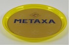 Metaxa Weinbrand Tablett gummiert Gastro Serviertablett Bar (223)