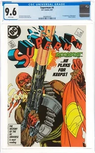 Superman #4 CGC 9.6 (1987, DC Comics) 1st app Bloodsport (The Suicide Squad) - Picture 1 of 2